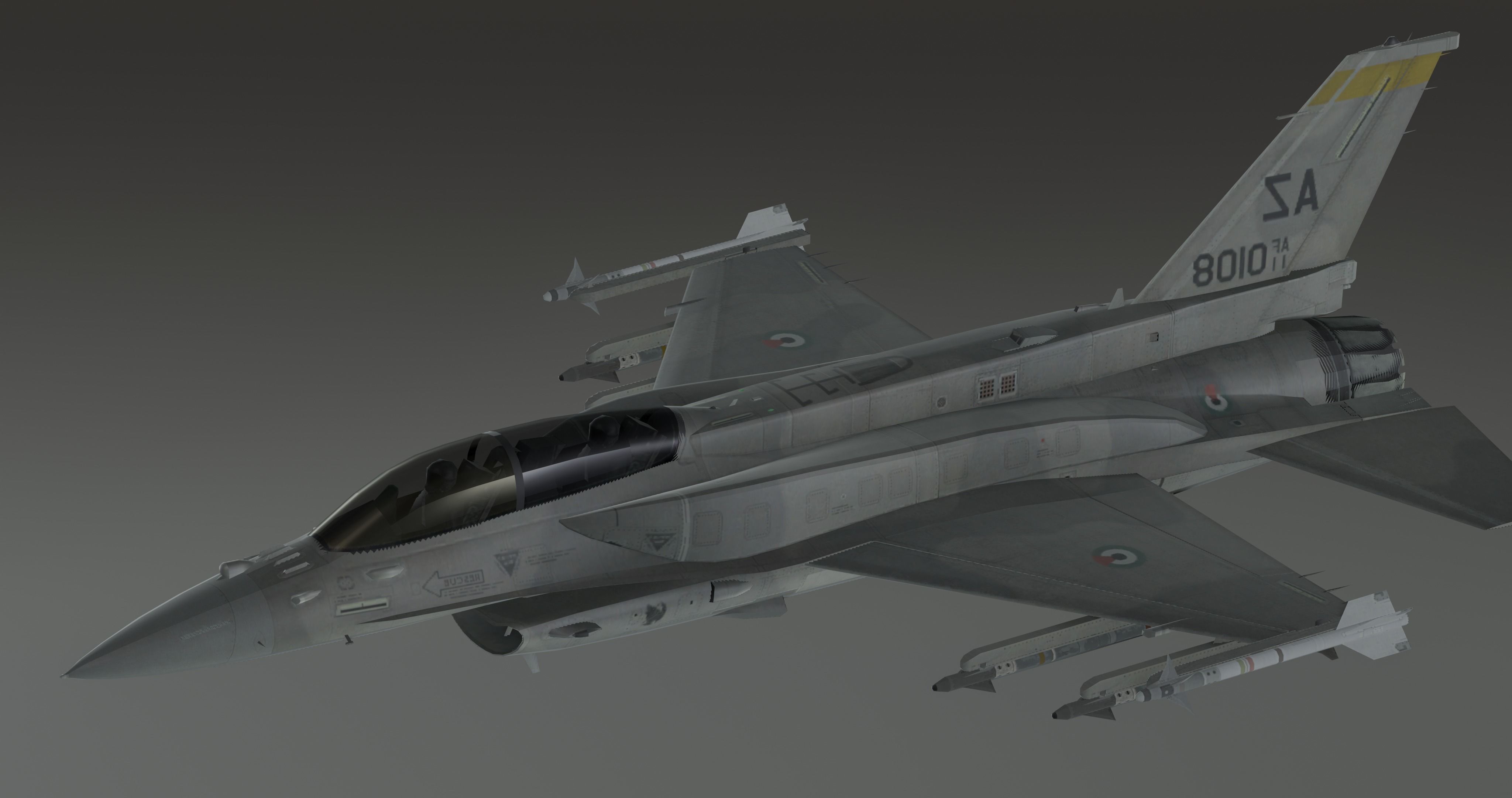 F16 - S Original Low-poly 3D model_15