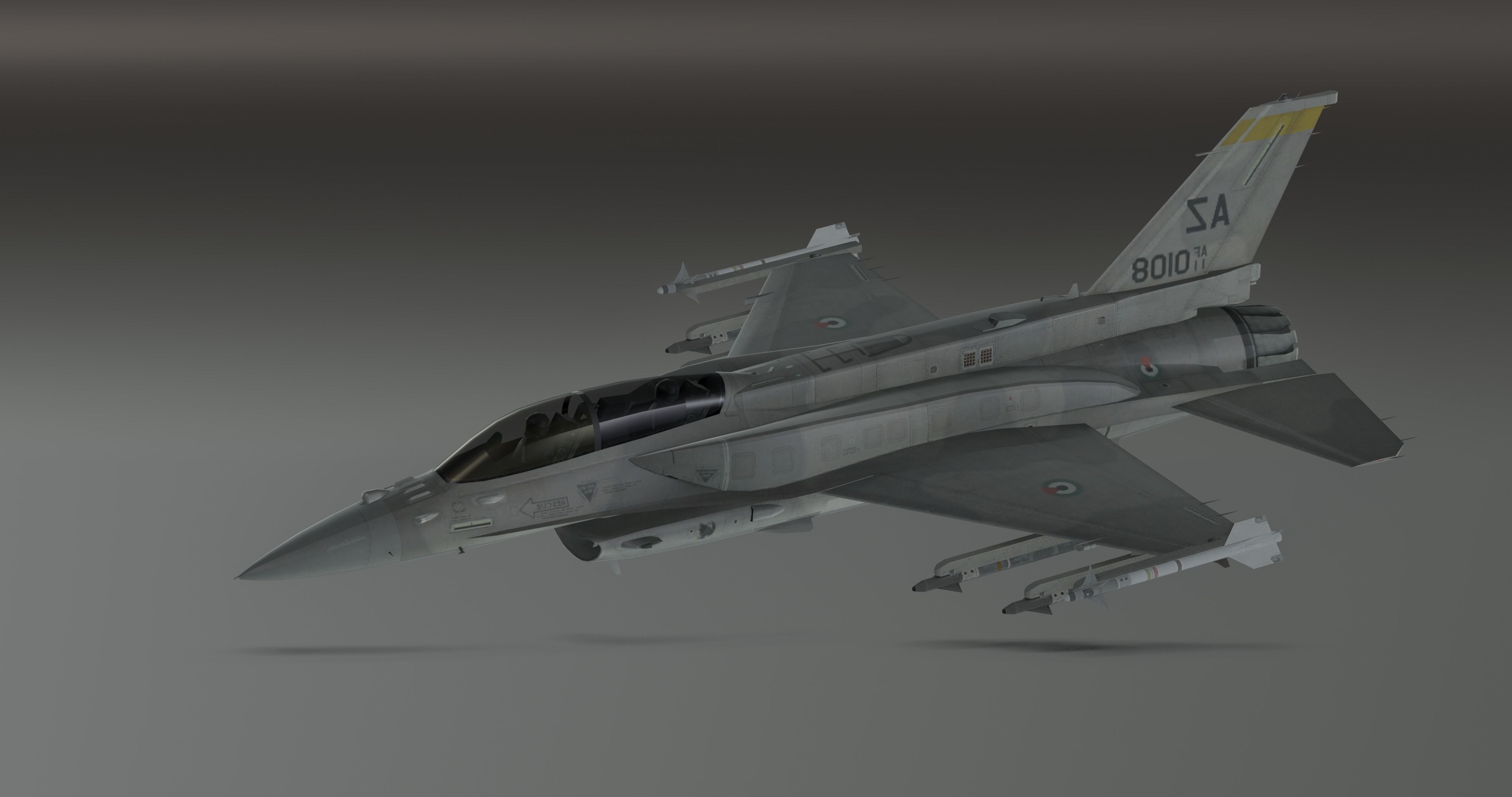 F16 - S Original Low-poly 3D model_14