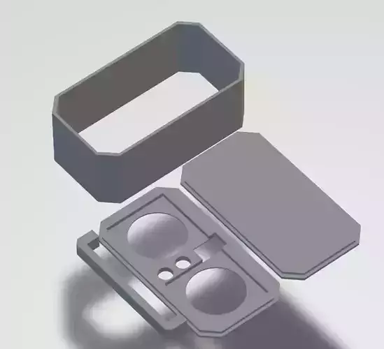 Bluetooth speaker housing 120 x 65 x 55 mm