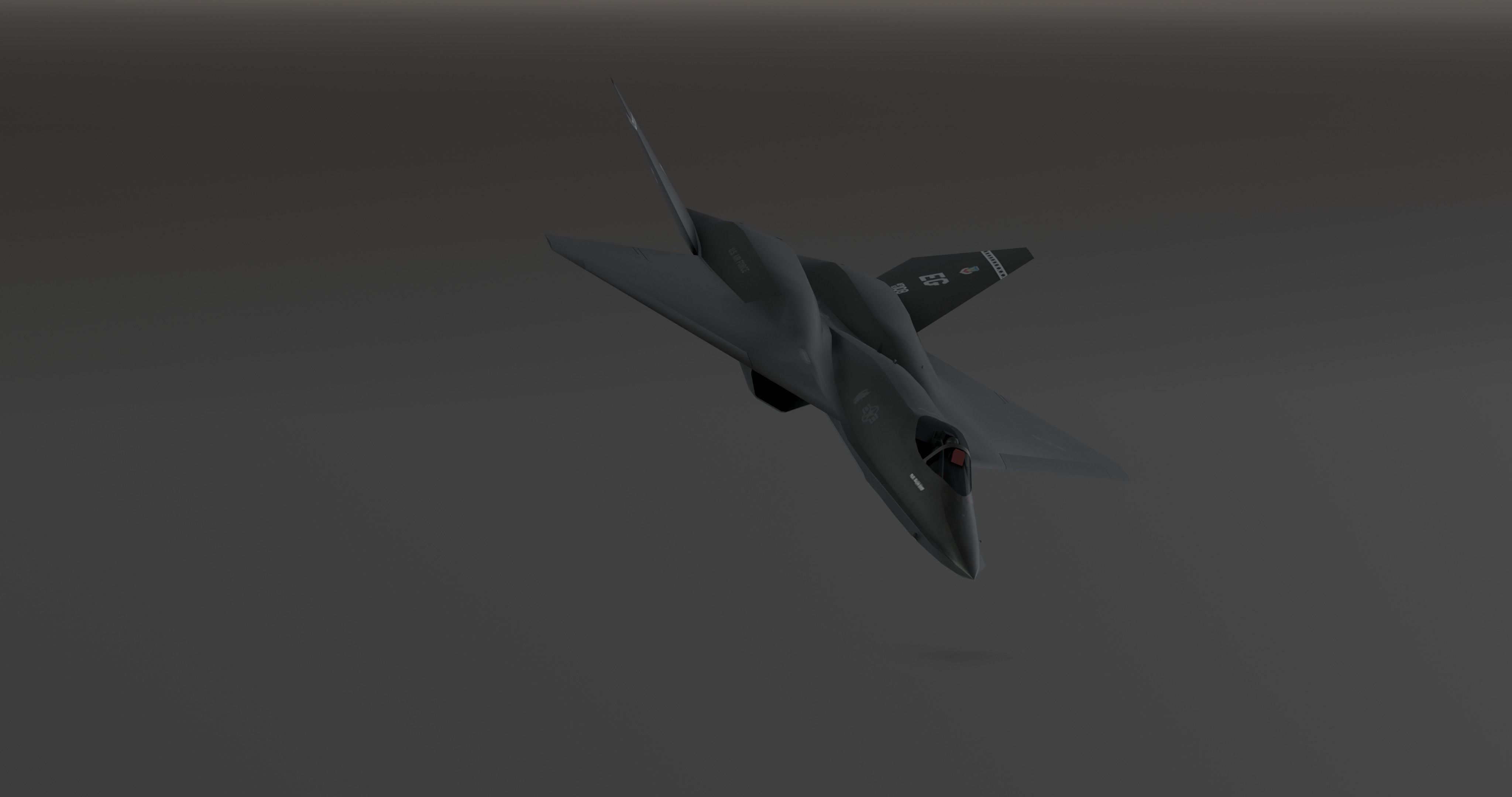 Y23 Black Widow Low-poly 3D model_5