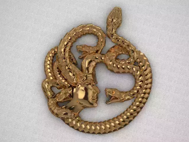 medusa pendant 