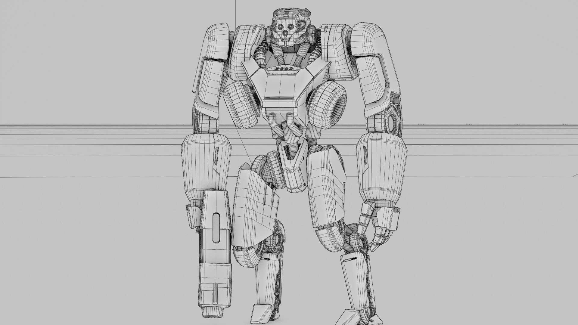 BATTLE DROID SYRIOS  RIGGED 3D model_39