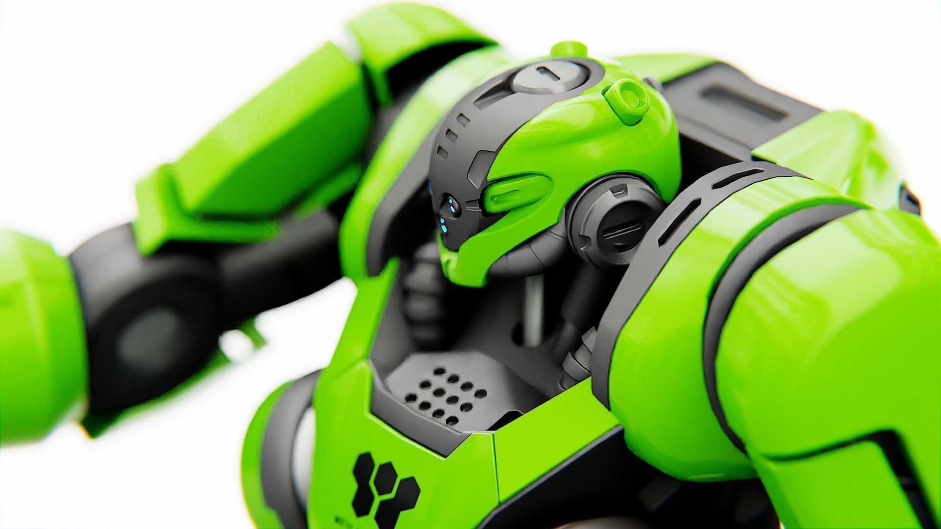 BATTLE DROID SYRIOS  RIGGED 3D model_15