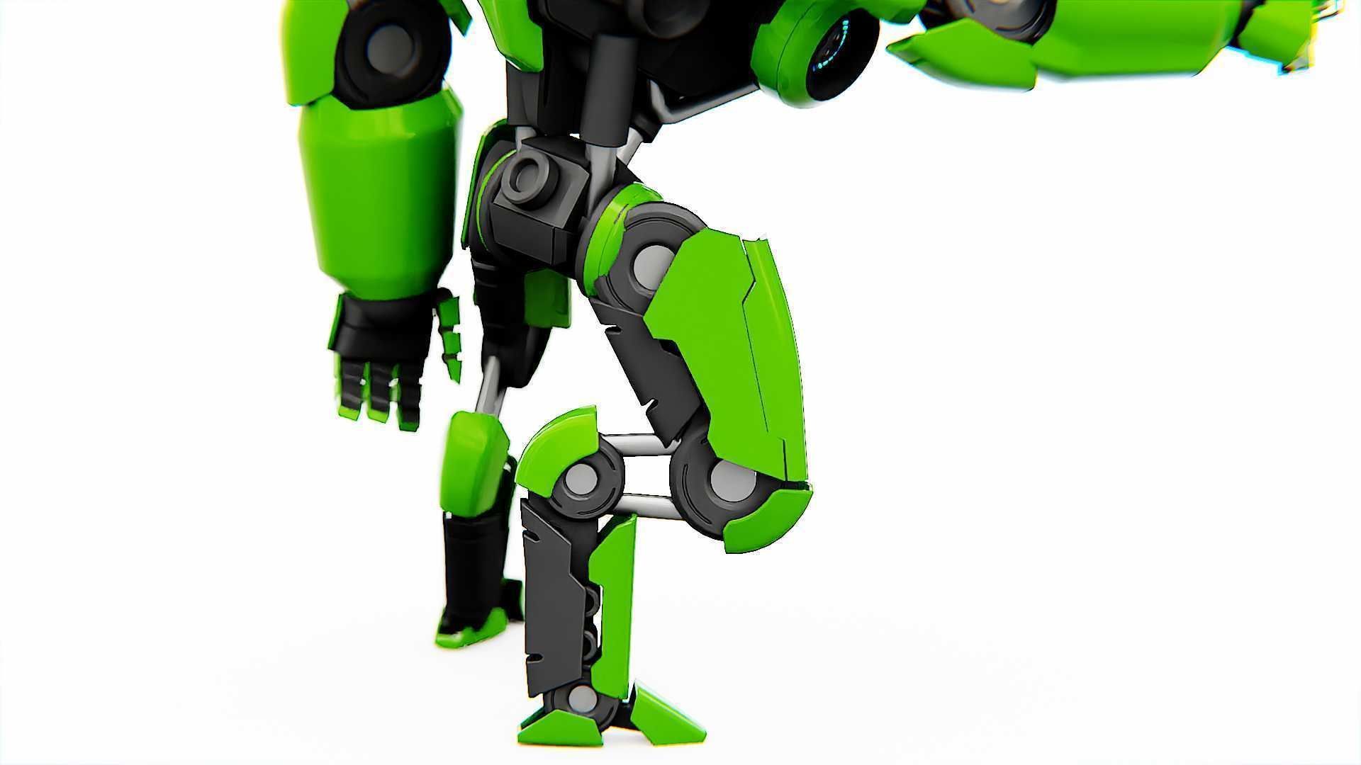 BATTLE DROID SYRIOS  RIGGED 3D model_19