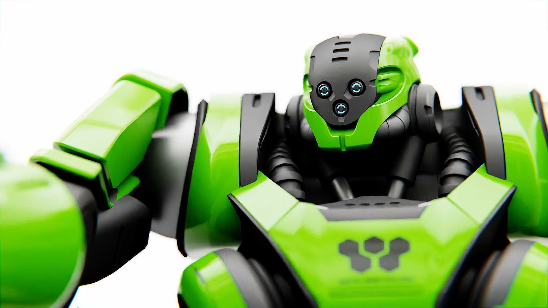 BATTLE DROID SYRIOS  RIGGED 3D model_14