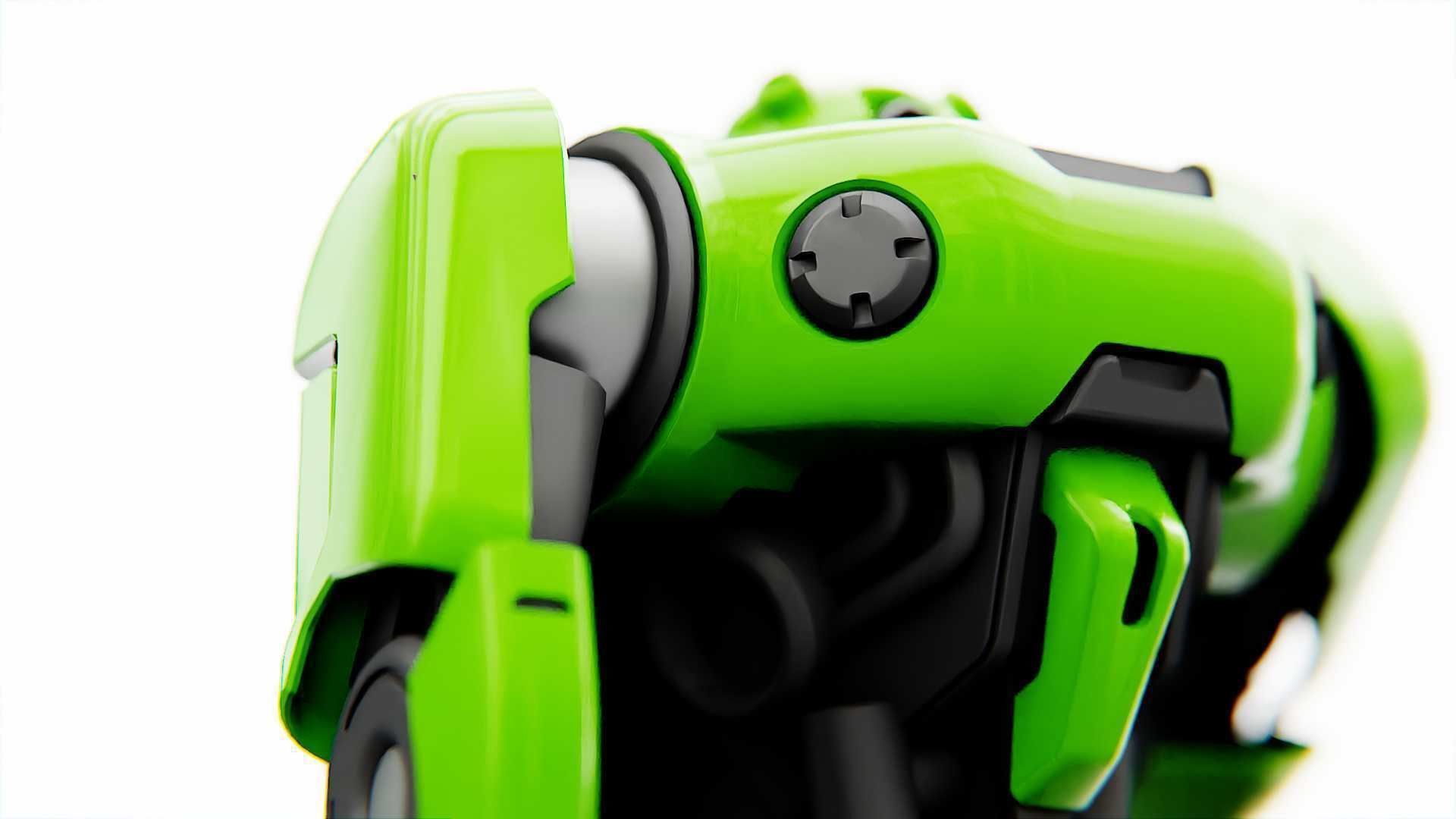 BATTLE DROID SYRIOS  RIGGED 3D model_17