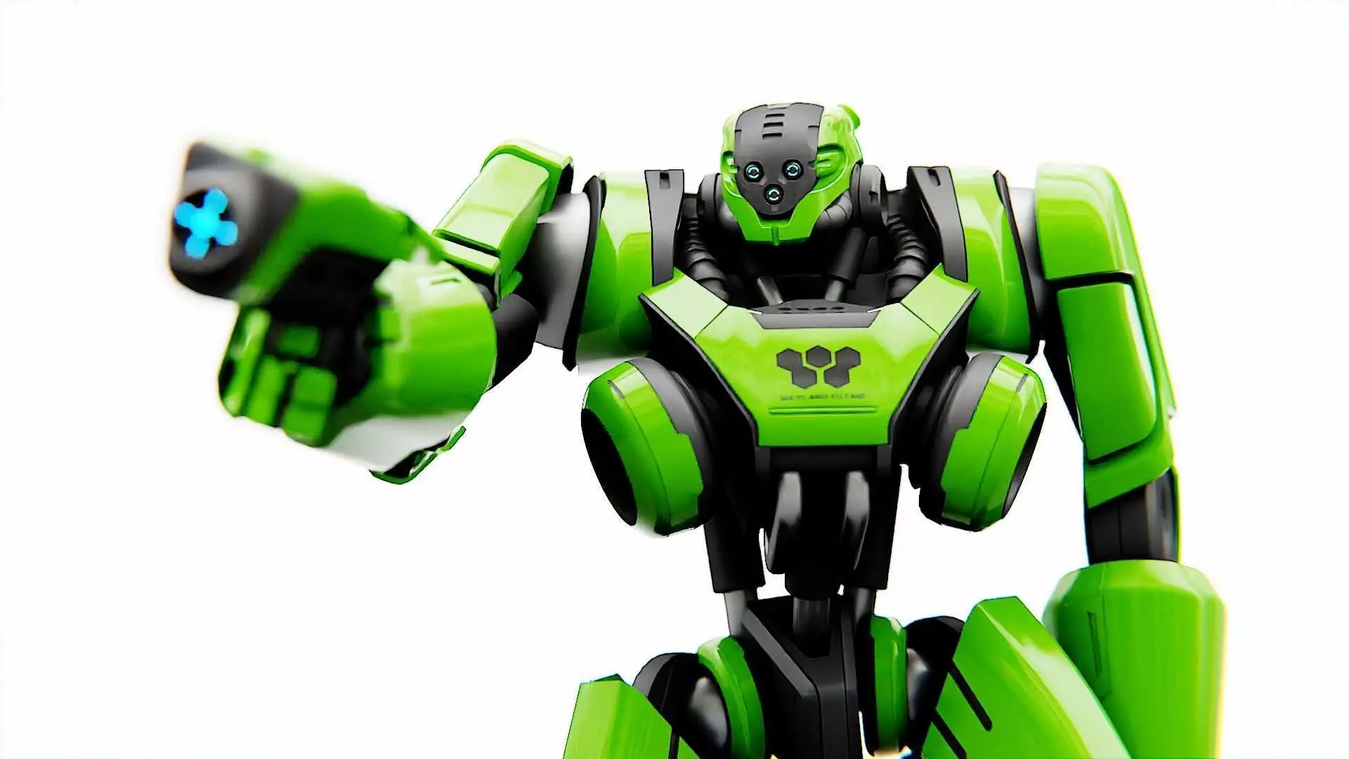 BATTLE DROID SYRIOS  RIGGED 3D model_0