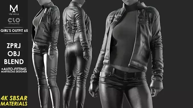 Girls Outfit 65 - Marvelous Designer