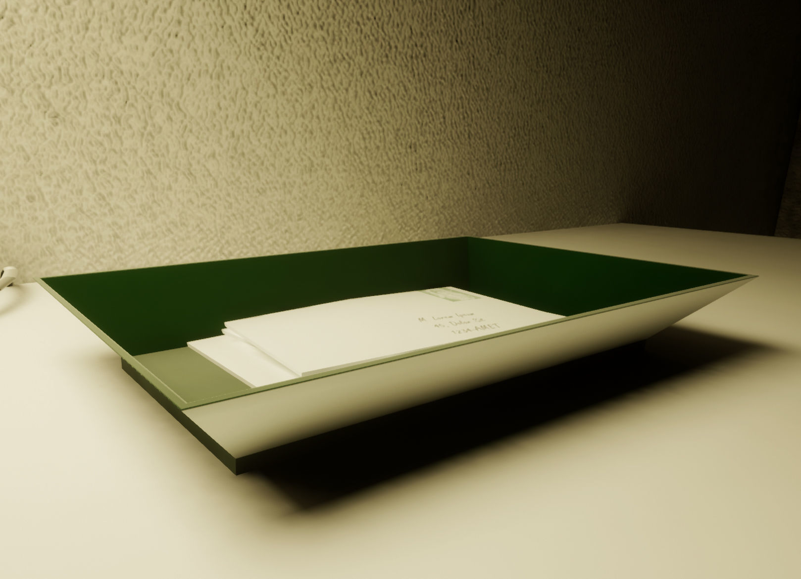 Pin Tray Free low-poly 3D model_3