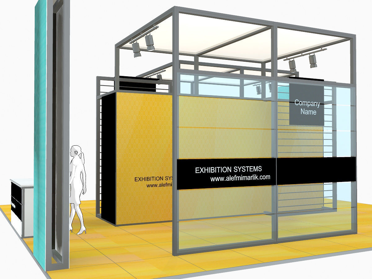 Exhibition Stand - ST004 3D model_2