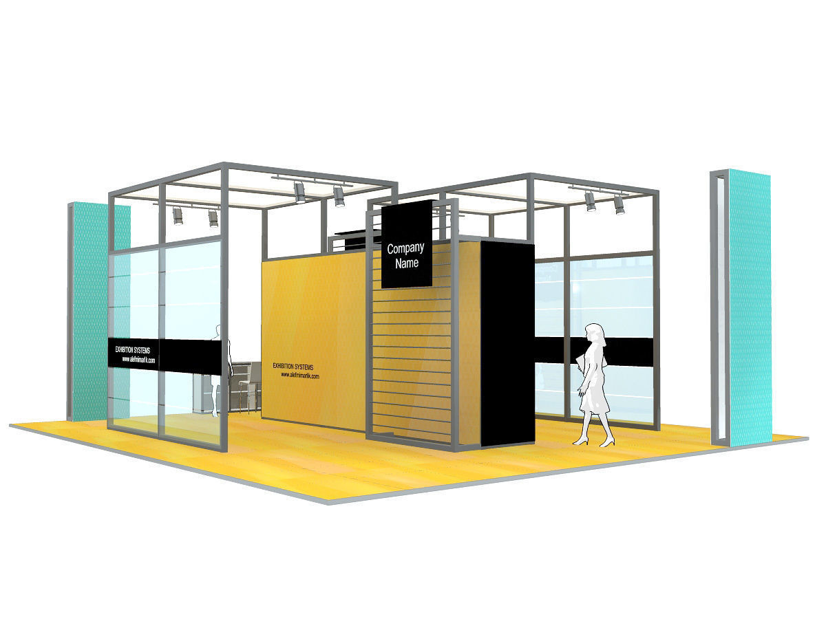Exhibition Stand - ST004 3D model_3