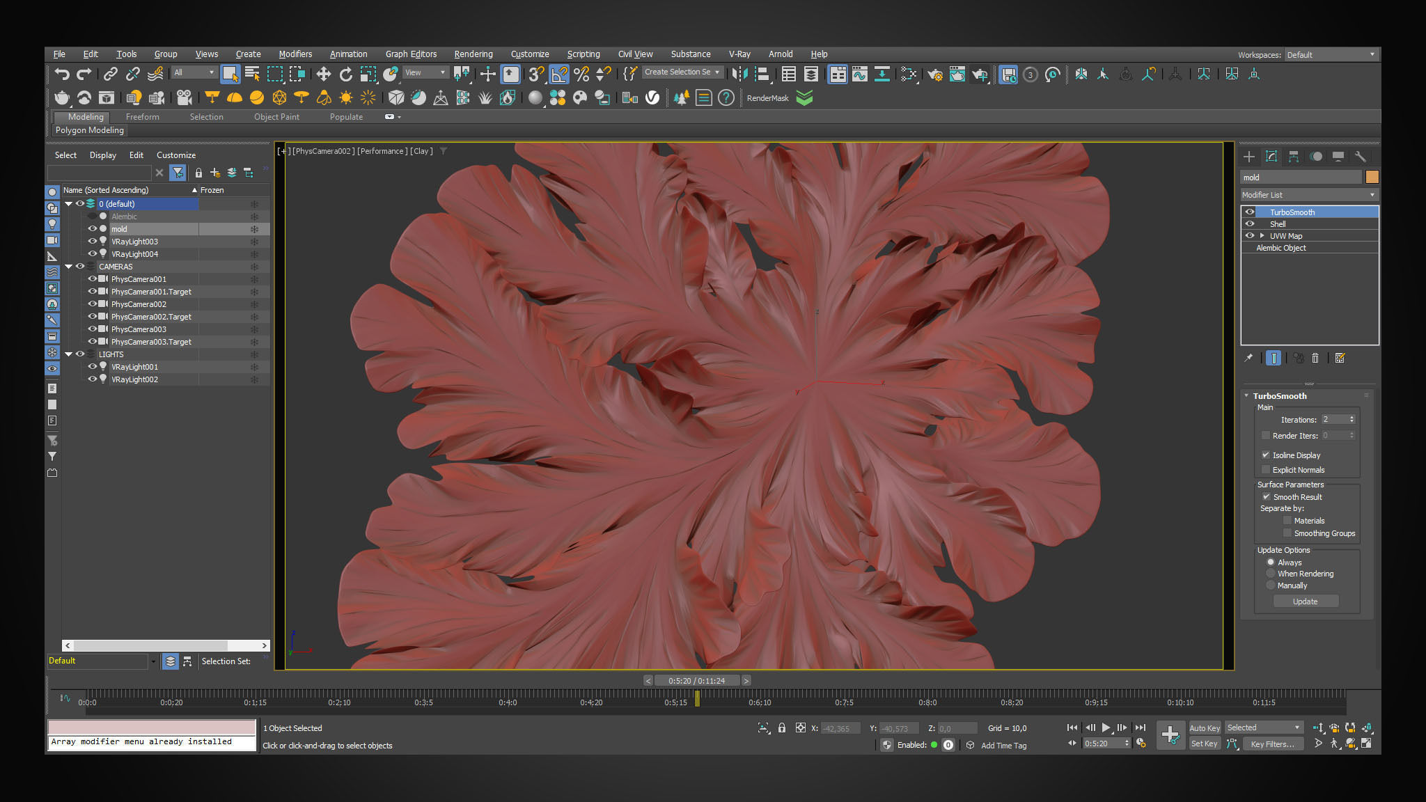 Fungus Mold Growing 3D model_7