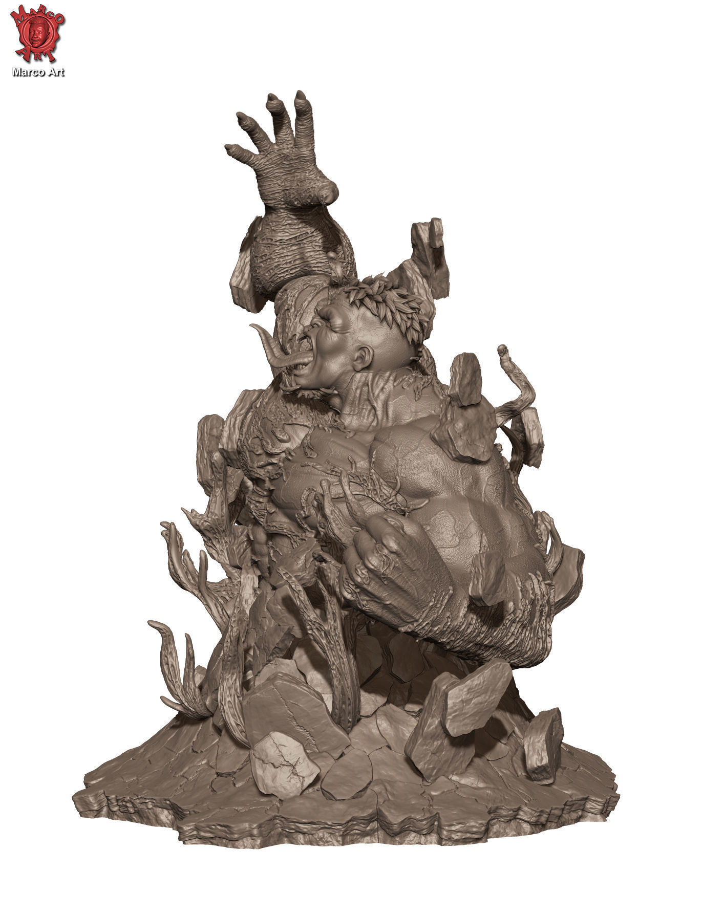 Hulk Stl flie 3D print model_2