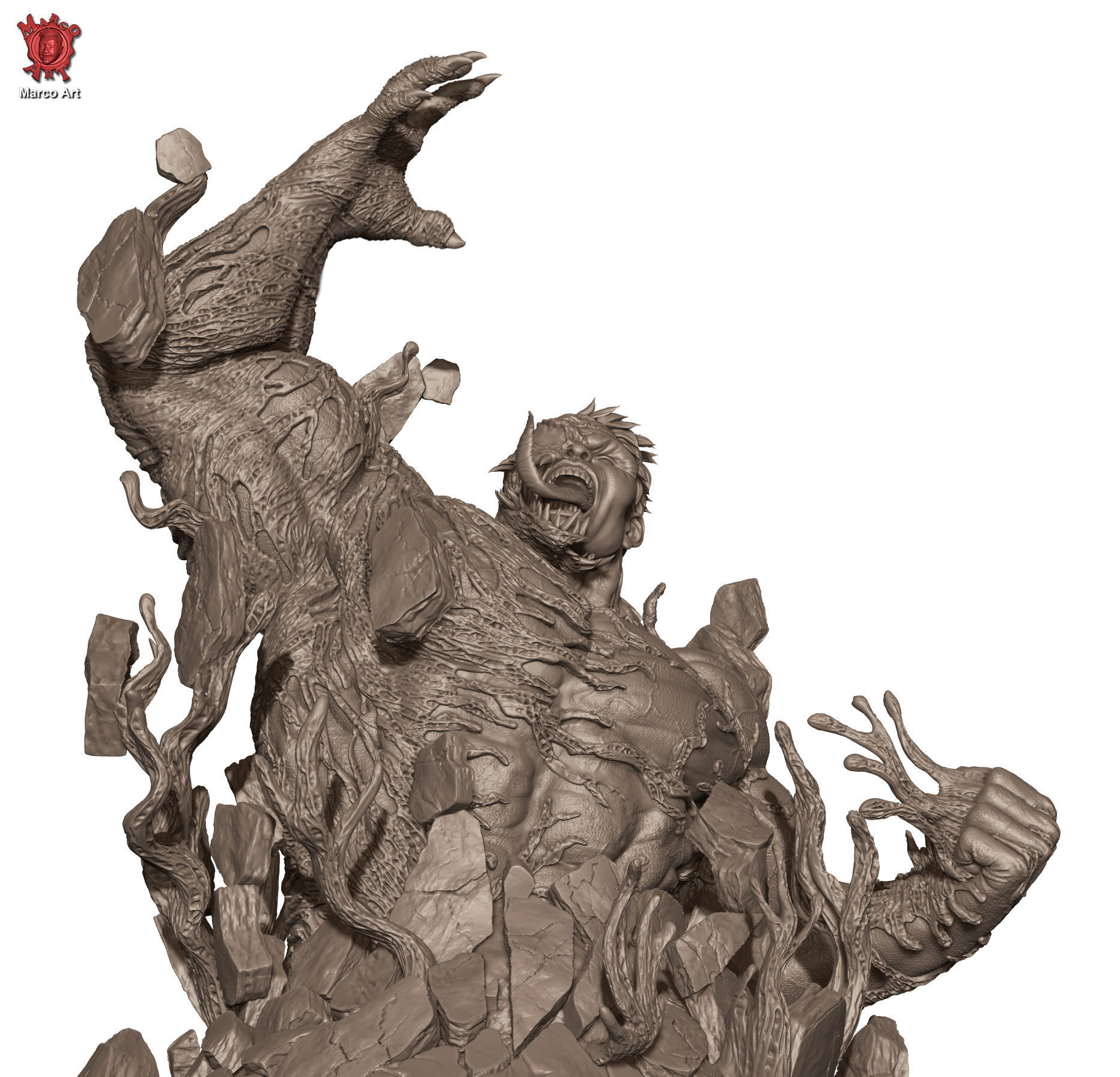 Hulk Stl flie 3D print model_3