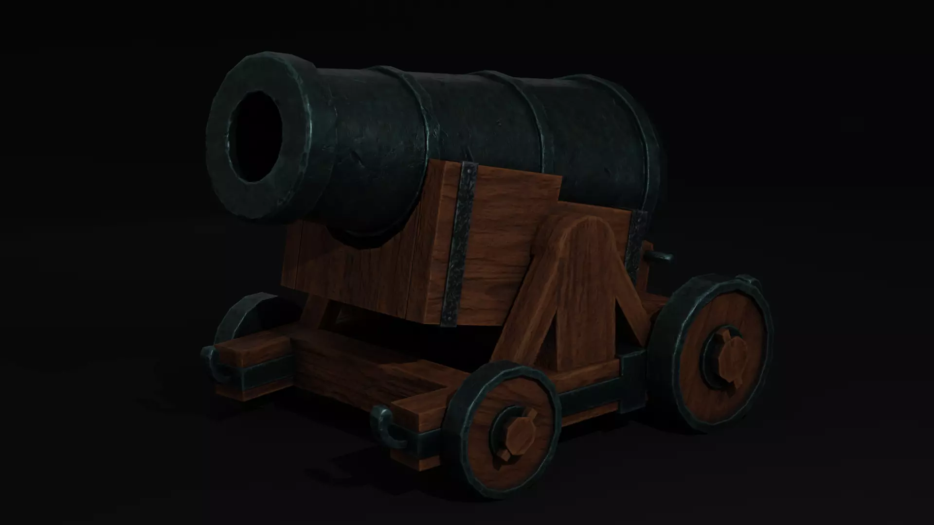 3D Cannon  3D model_0