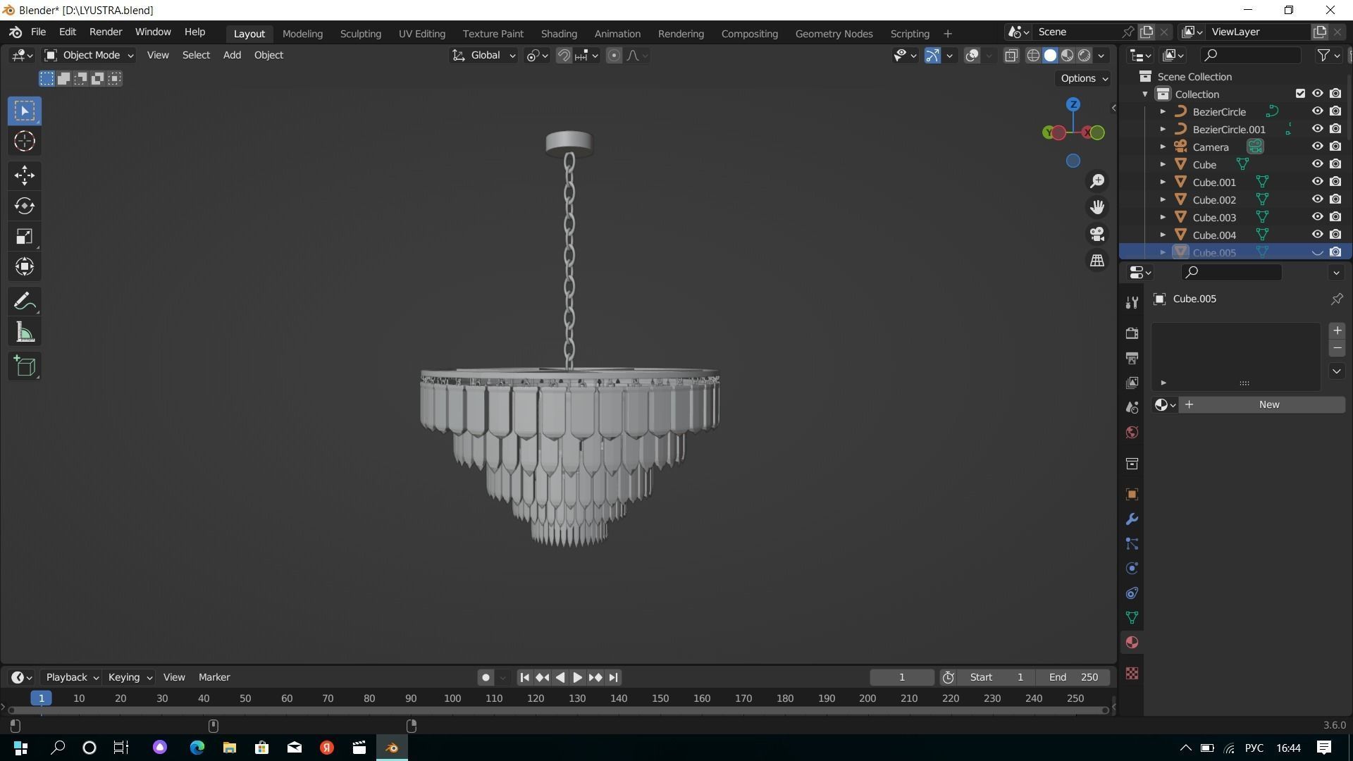 chandelier 3D model_8