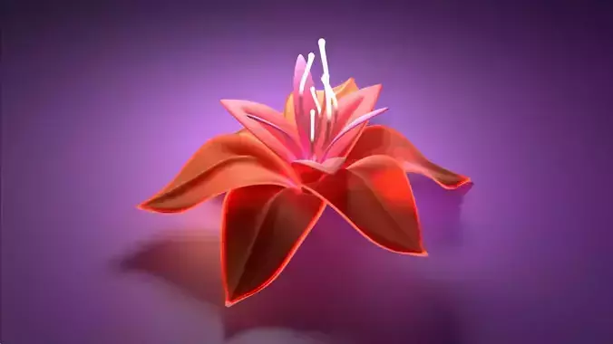 Glowing flower