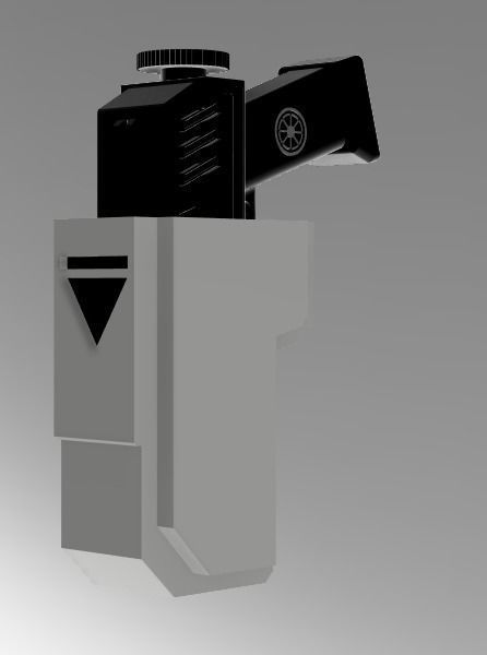 dc 17 clone trooper baster  3D print model_7