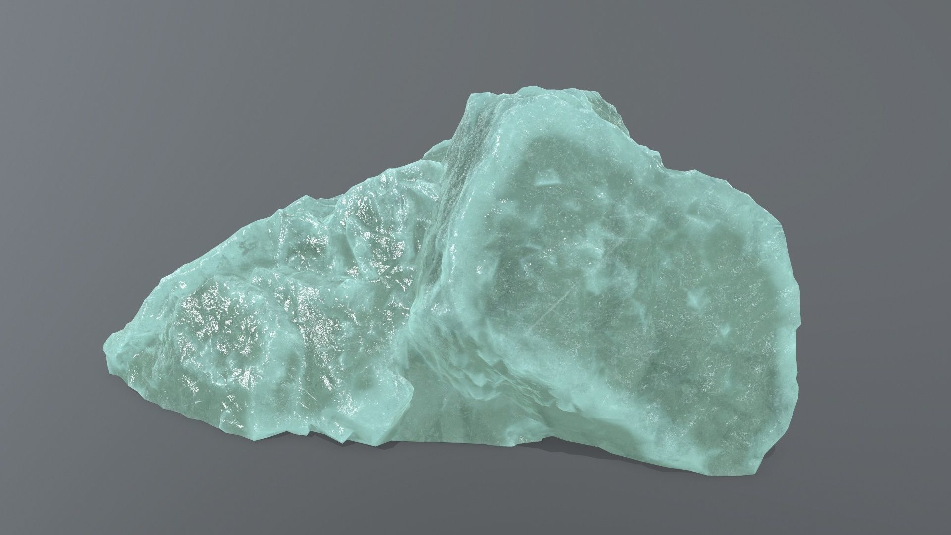 Ruin Stairs Low-poly 3D model_4