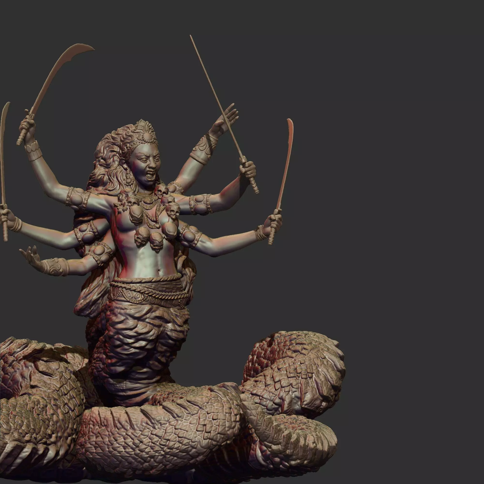 Seven Blades Project - Naga 3D print model_0