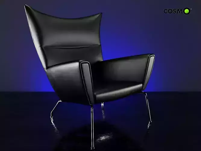 Armchair Hans J Wegner s Wing Chair 3D model