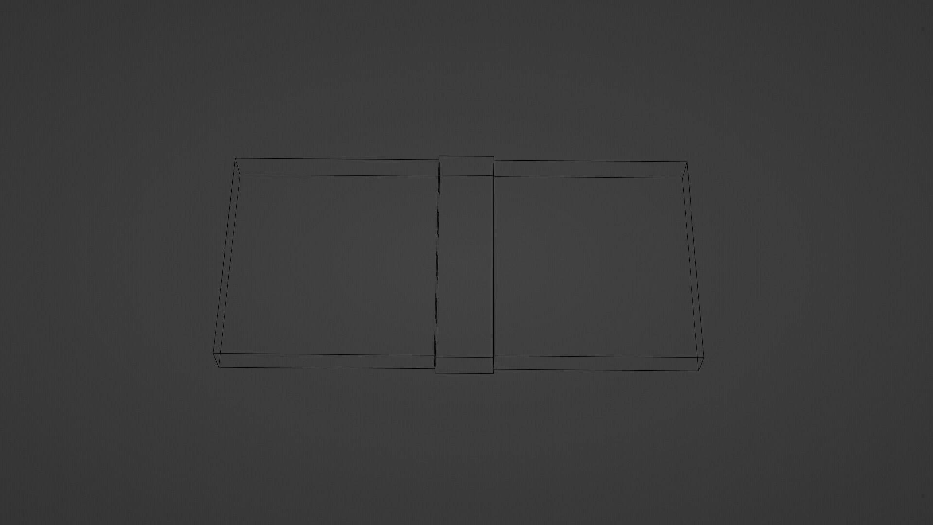 100 Dollar Currency Low-poly 3D model_9