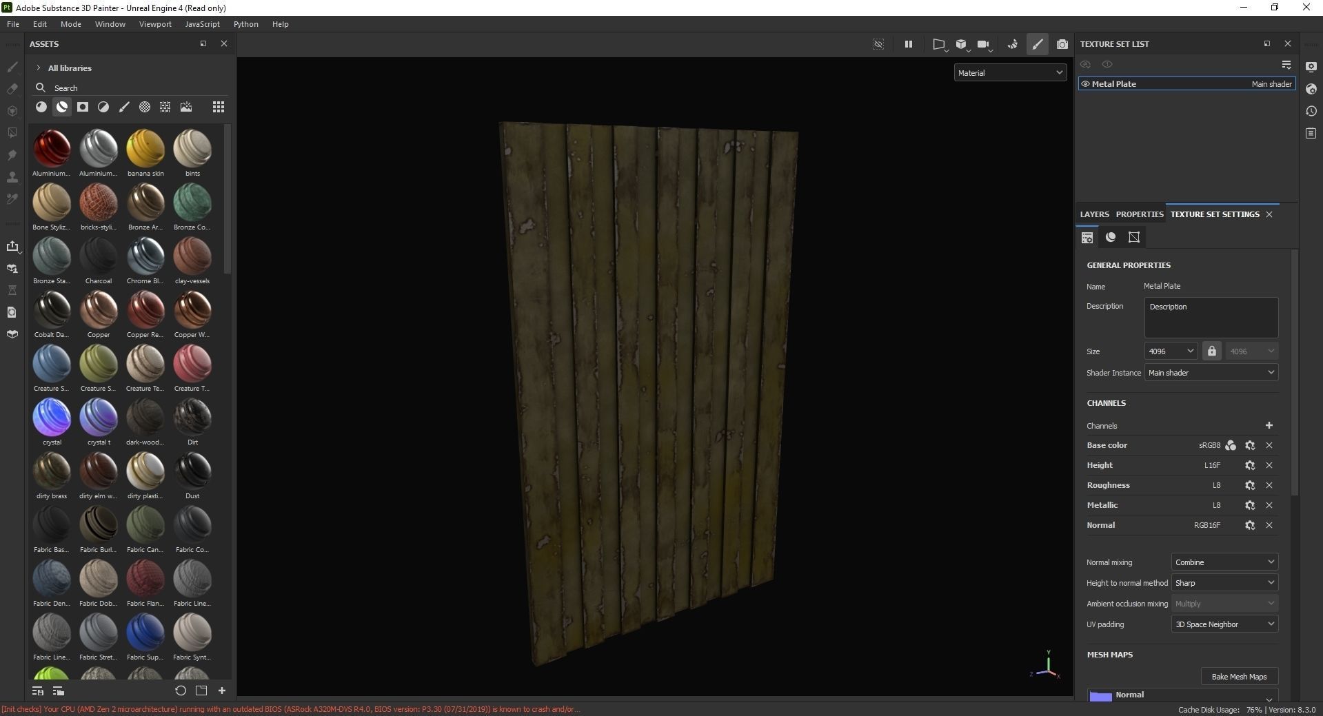 Metal Plate 3D Model Low-poly 3D model_7