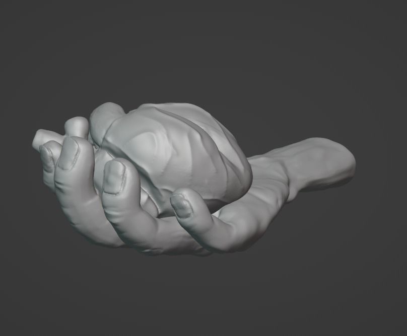 MANO Y CORAZON 3D print model_2