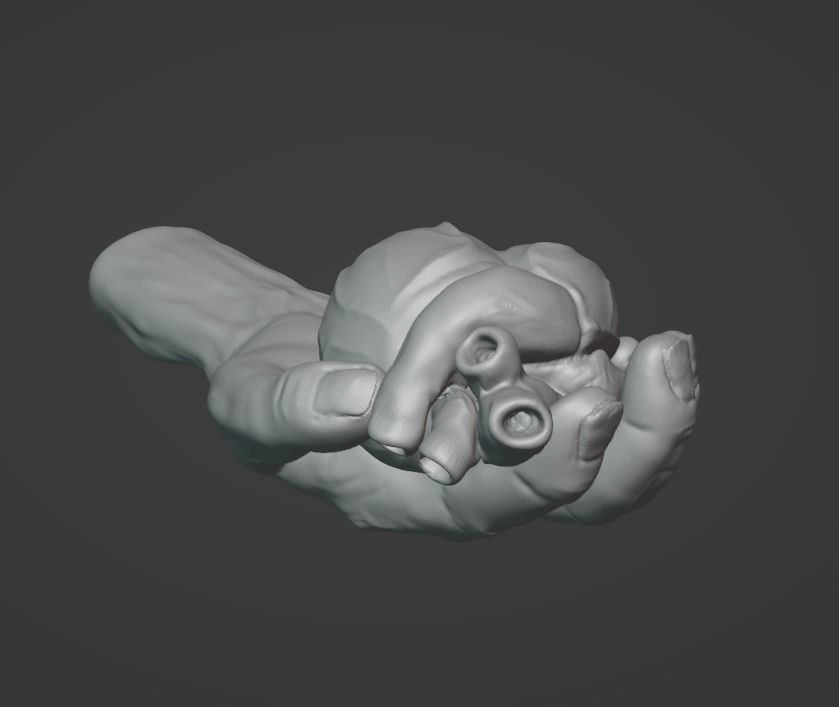 MANO Y CORAZON 3D print model_3