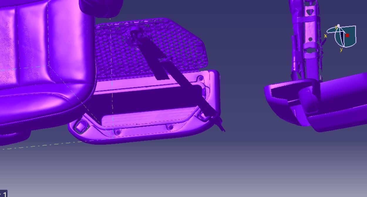 Dodge RAM 1500 Limited Crew Cab 4x4 2019 Vehicle 3d scan model 3D model_16