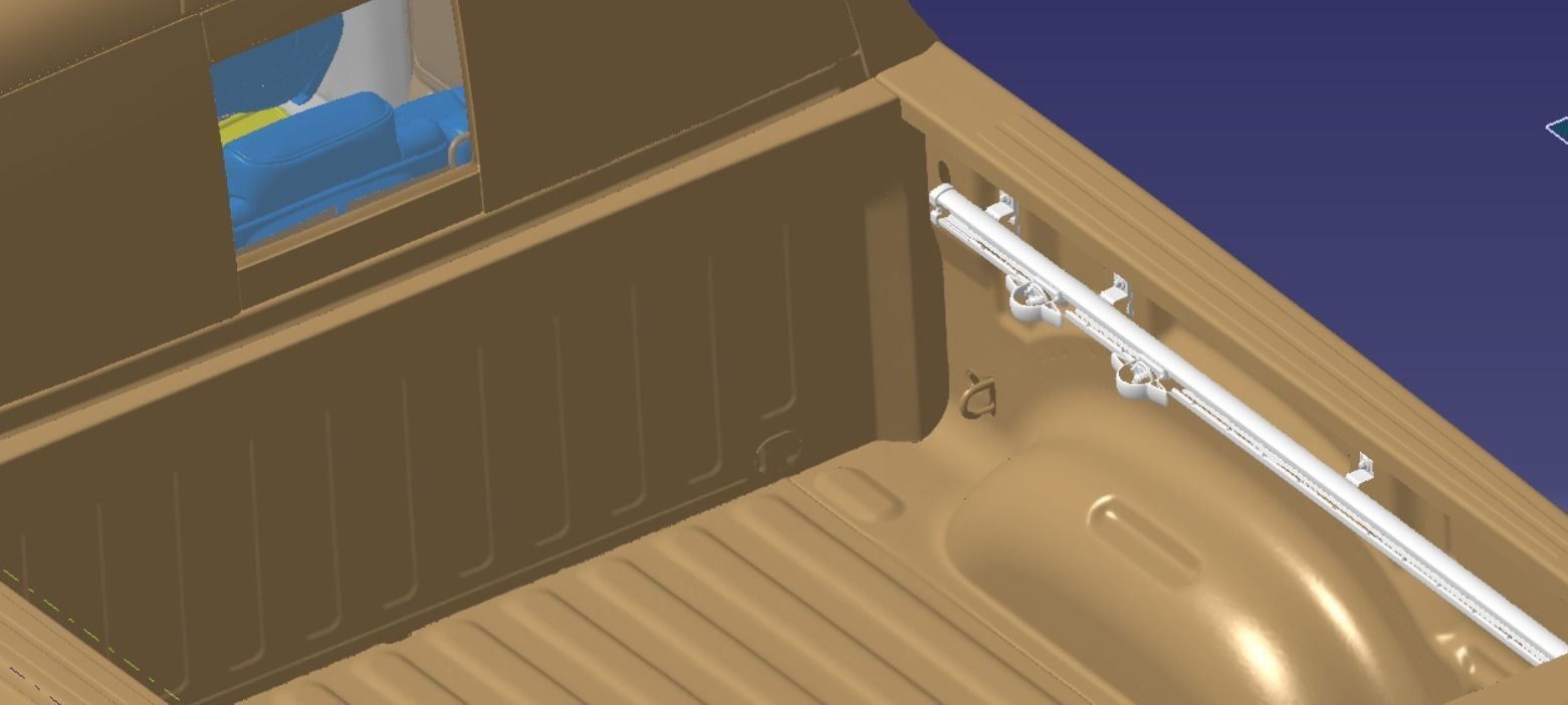 Dodge RAM 1500 Limited Crew Cab 4x4 2019 Vehicle 3d scan model 3D model_10