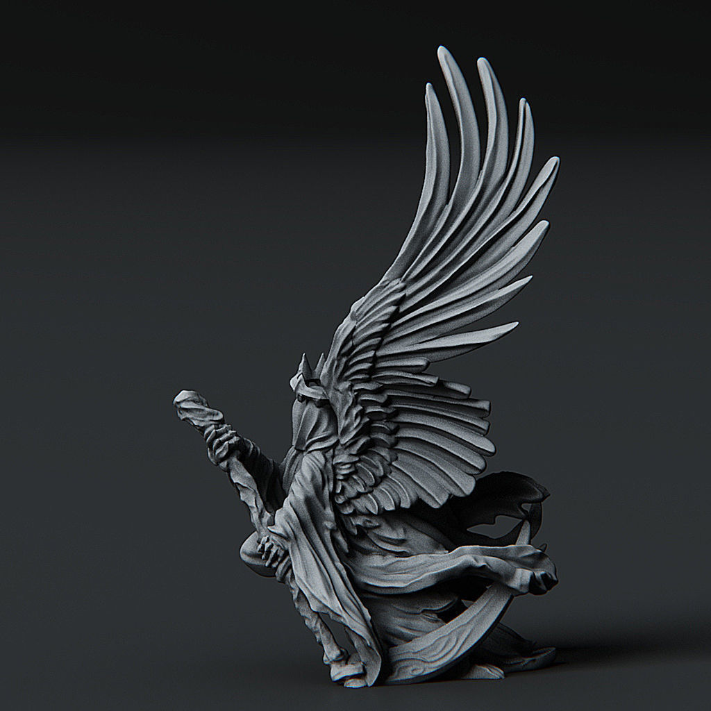 Angel of death 3D print model_2