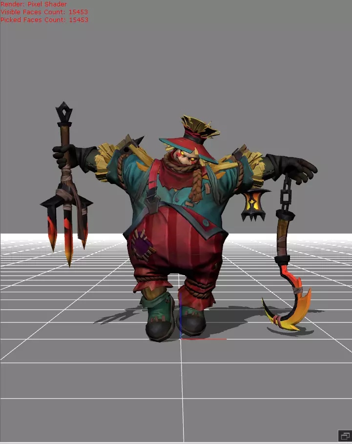 Franco Wheatfield Nightmare Skin Low-poly 3D model