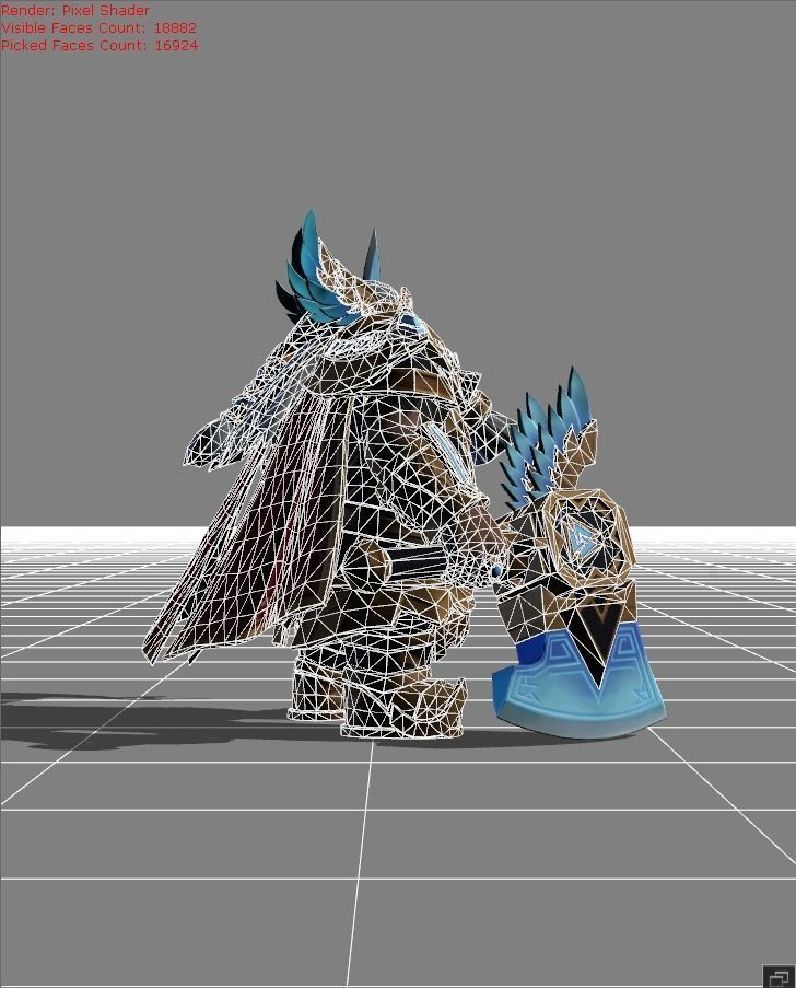 Franco Valhalla Ruler Skin Low-poly 3D model_6