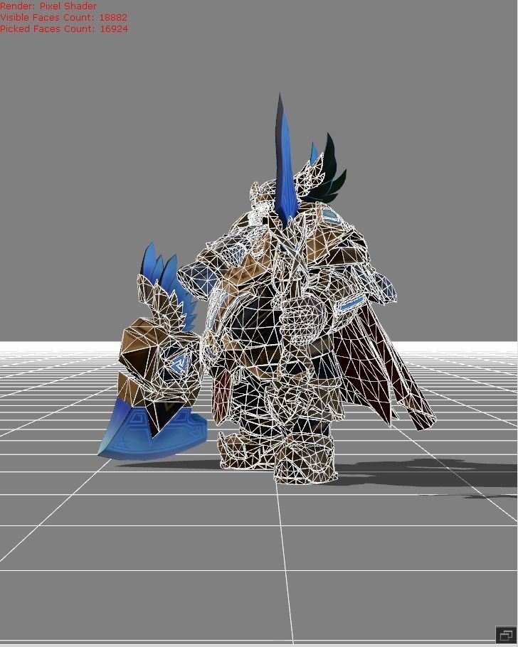 Franco Valhalla Ruler Skin Low-poly 3D model_7