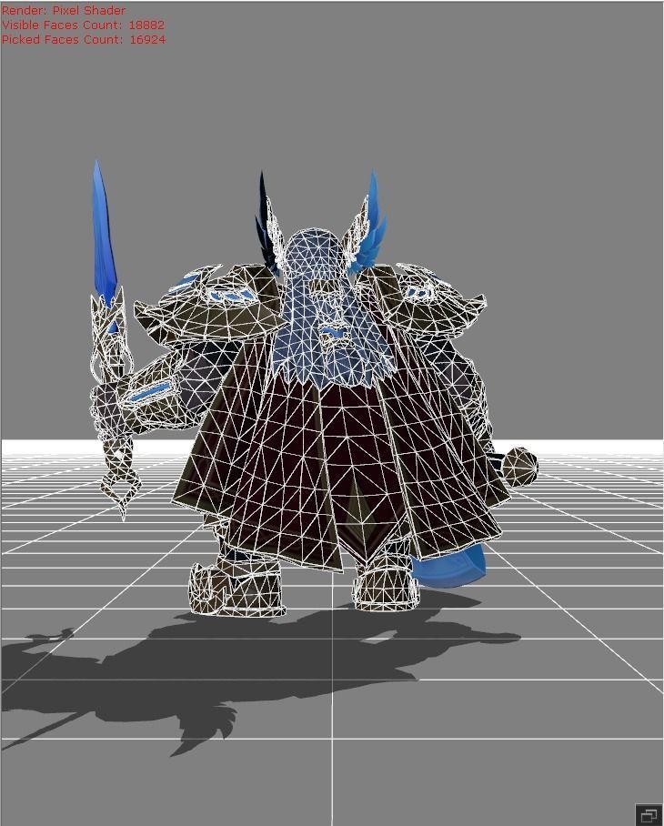Franco Valhalla Ruler Skin Low-poly 3D model_8