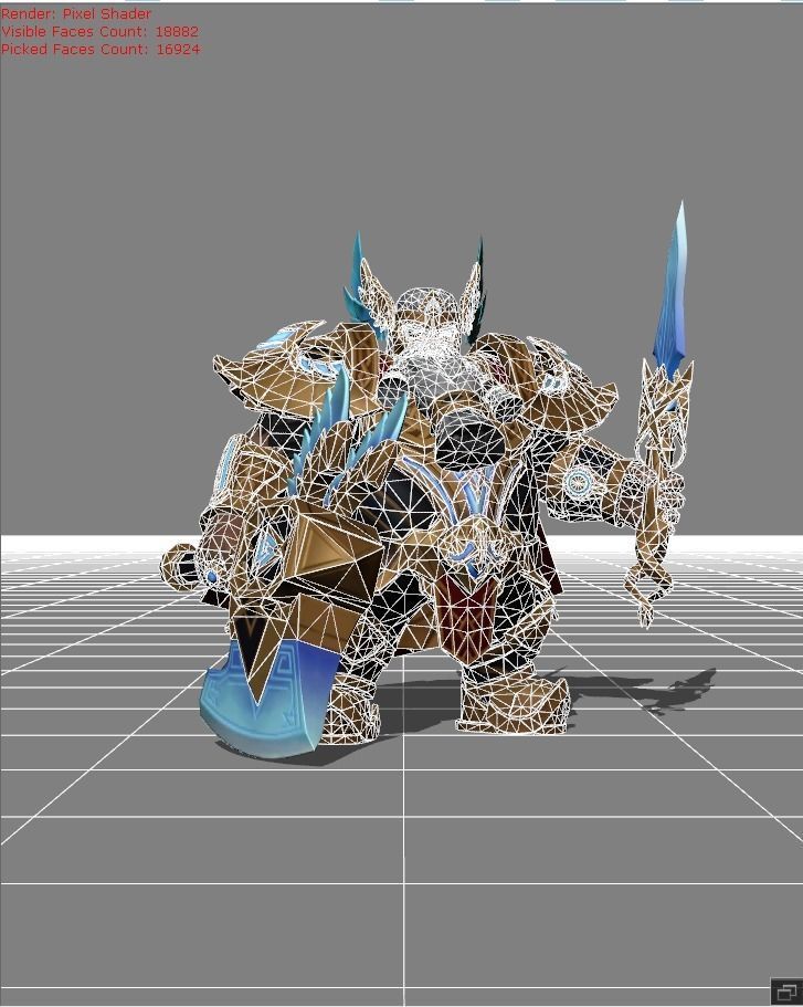 Franco Valhalla Ruler Skin Low-poly 3D model_5