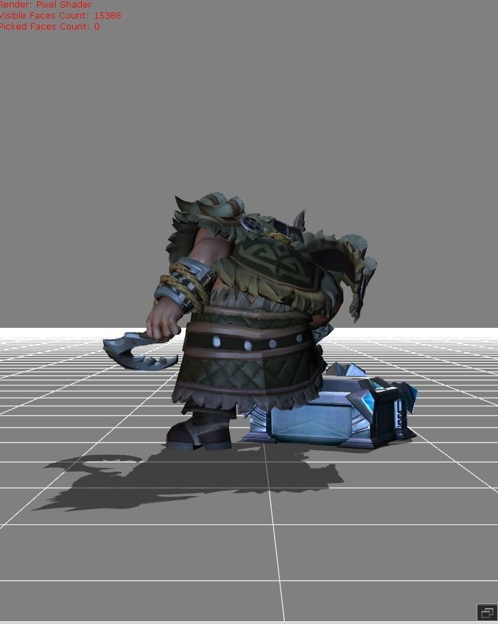 Franco Bone Crusher Skin Low-poly 3D model_3