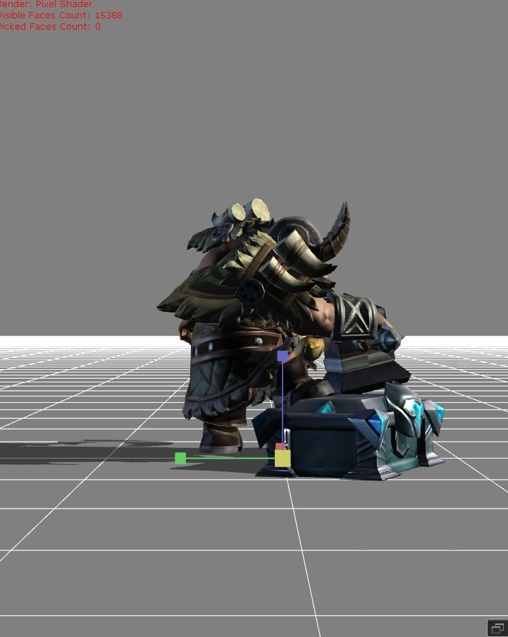 Franco Bone Crusher Skin Low-poly 3D model_1