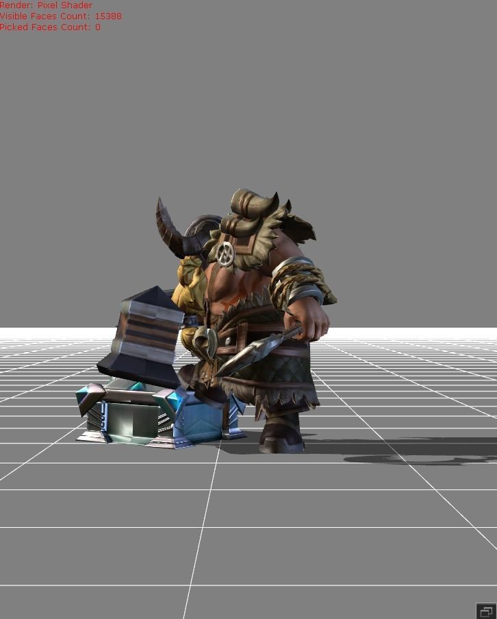 Franco Bone Crusher Skin Low-poly 3D model_2