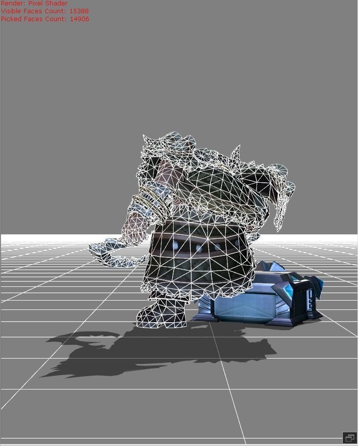 Franco Bone Crusher Skin Low-poly 3D model_7