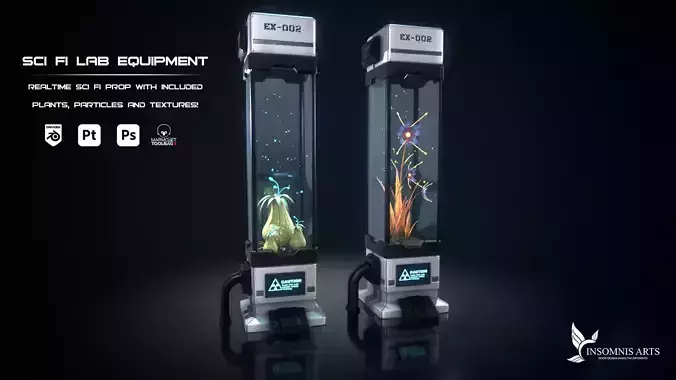 SciFi-Lab-Equipment 3D model