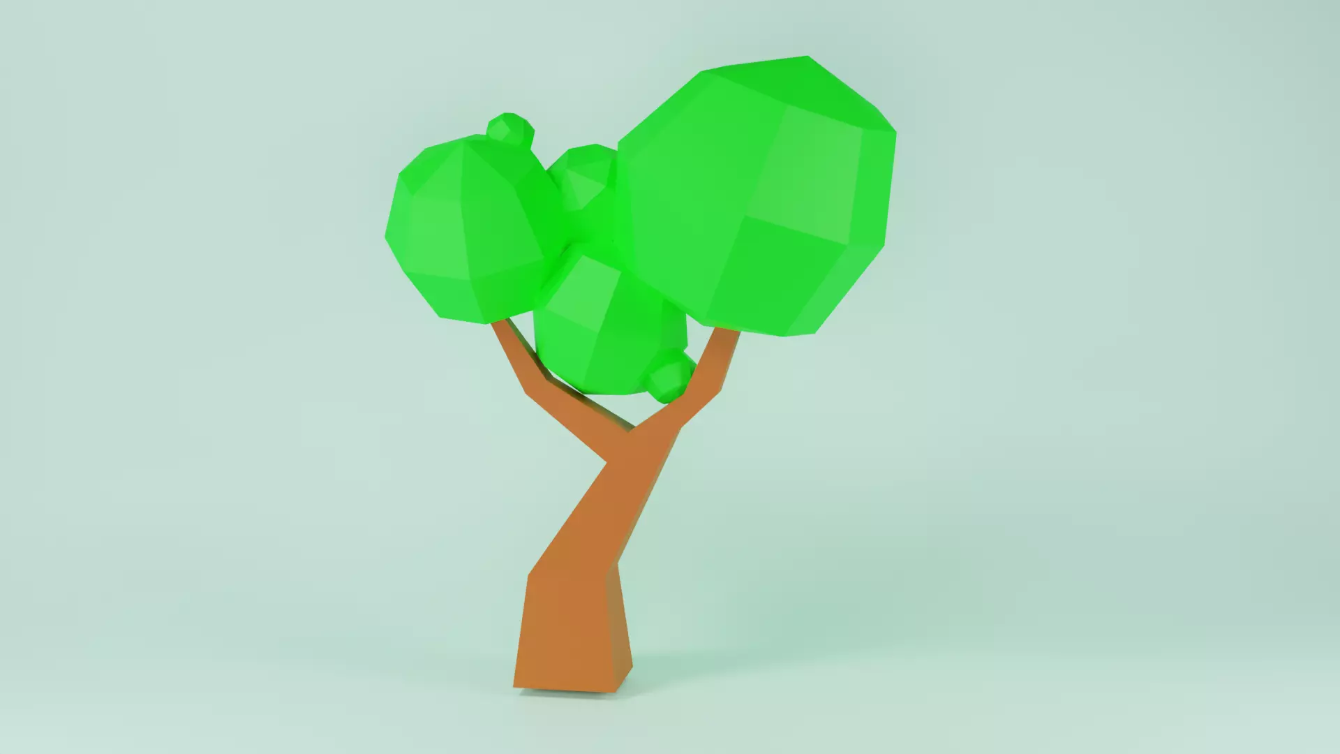 Low Poly Tree 3D Model - Game Ready  Free low-poly 3D model_0