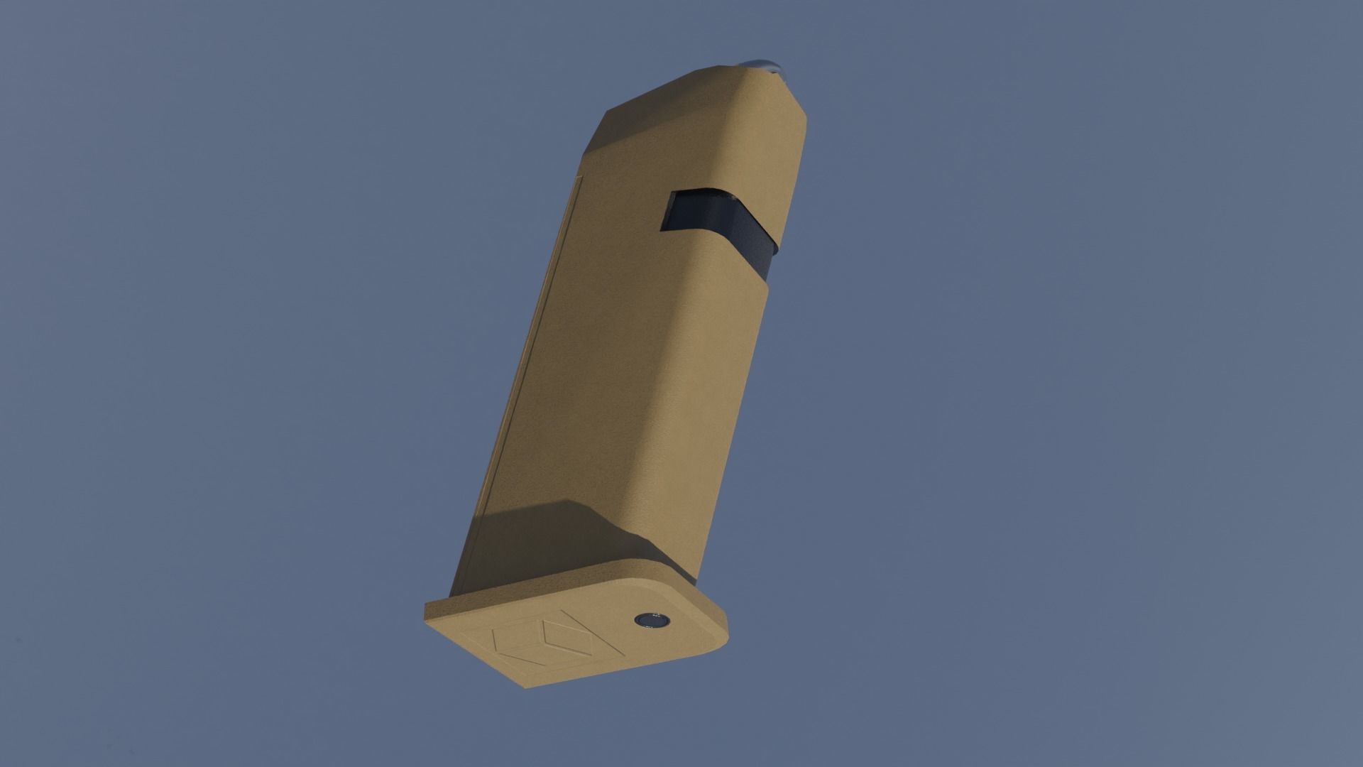 Glock 19 Gen5 Coyote Army Low-poly 3D model_7