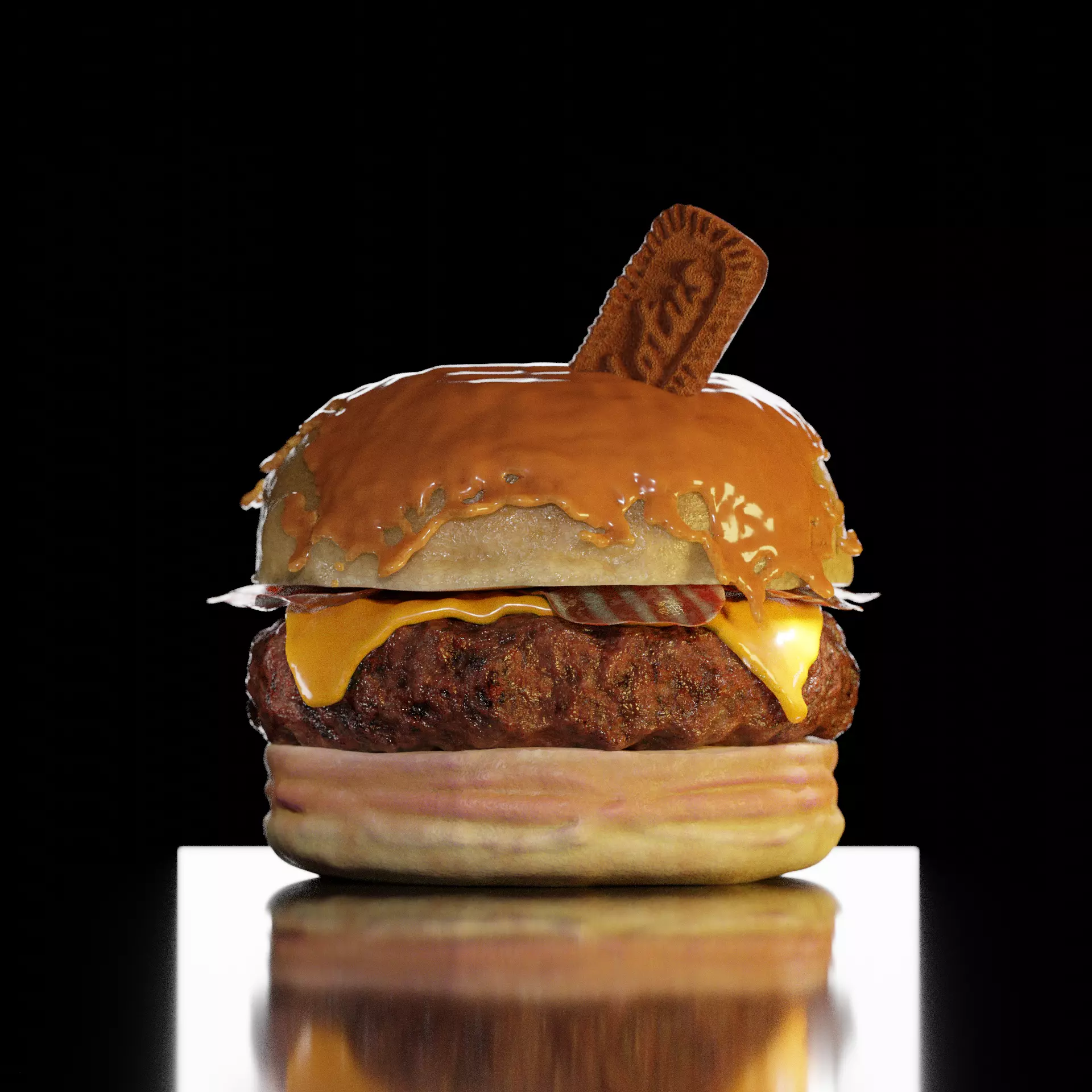 Burger Lotus 3D model_0