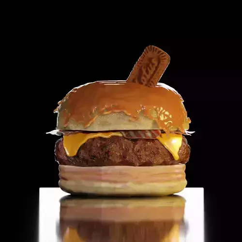 Burger Lotus 3D model