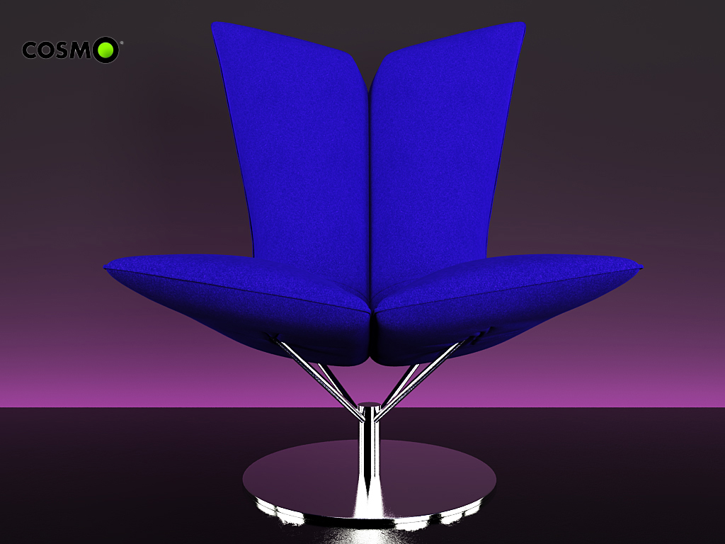 Armchair Angel 3D model_2