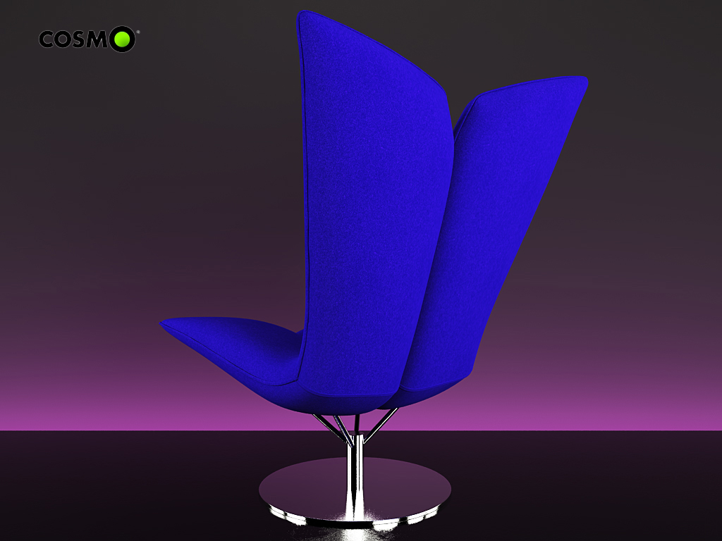 Armchair Angel 3D model_3