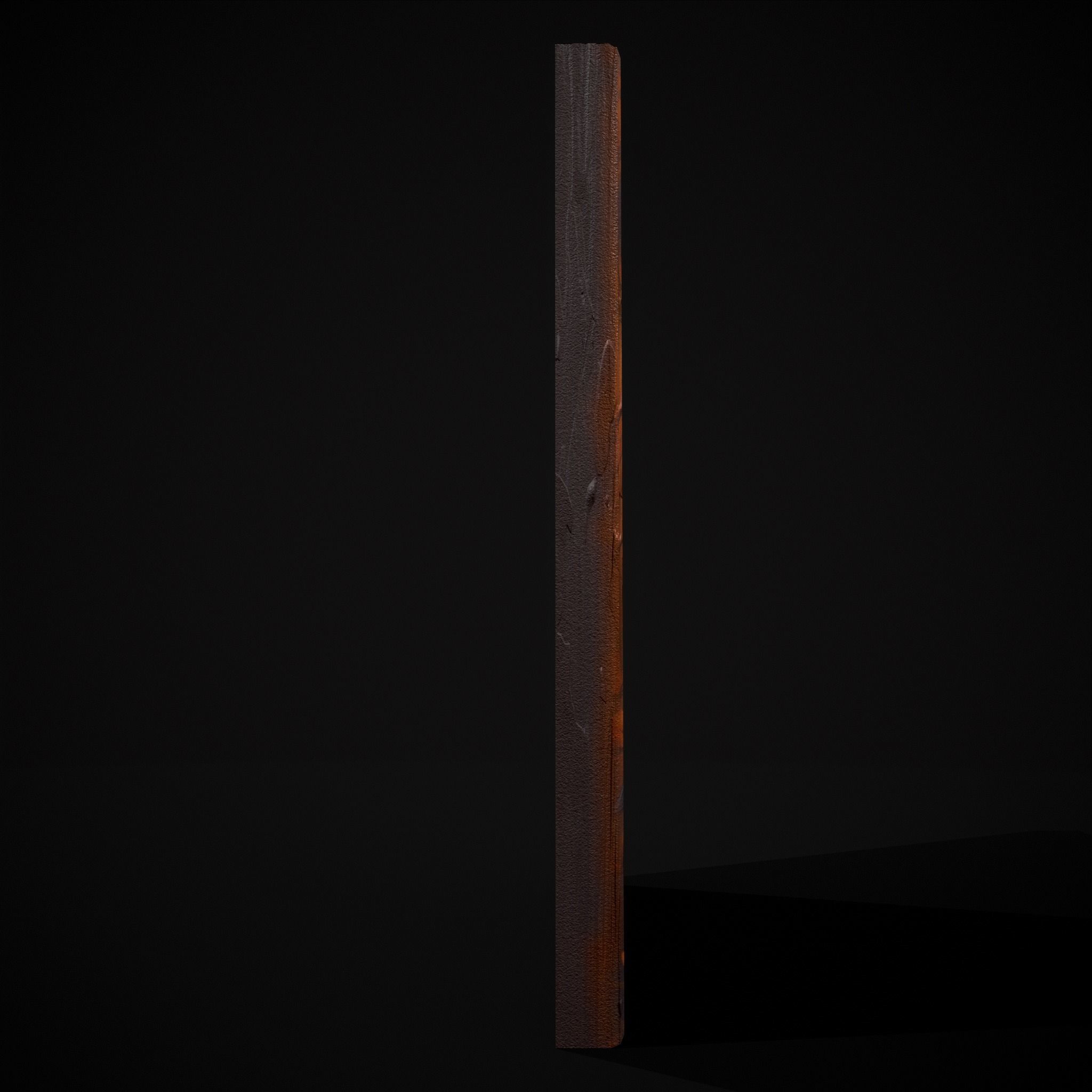 Halloween Bird Painting Version One Low-poly 3D model_8