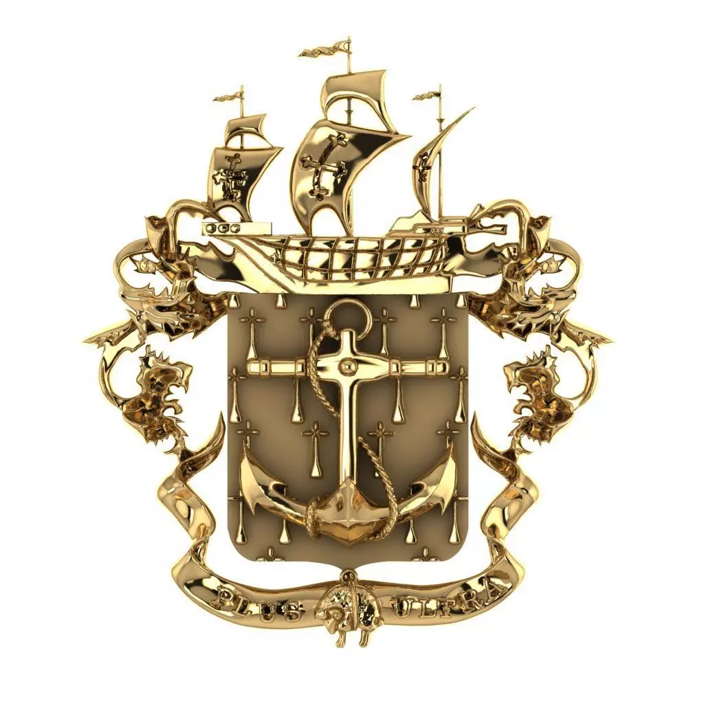 escudo militar colombia 3D print model